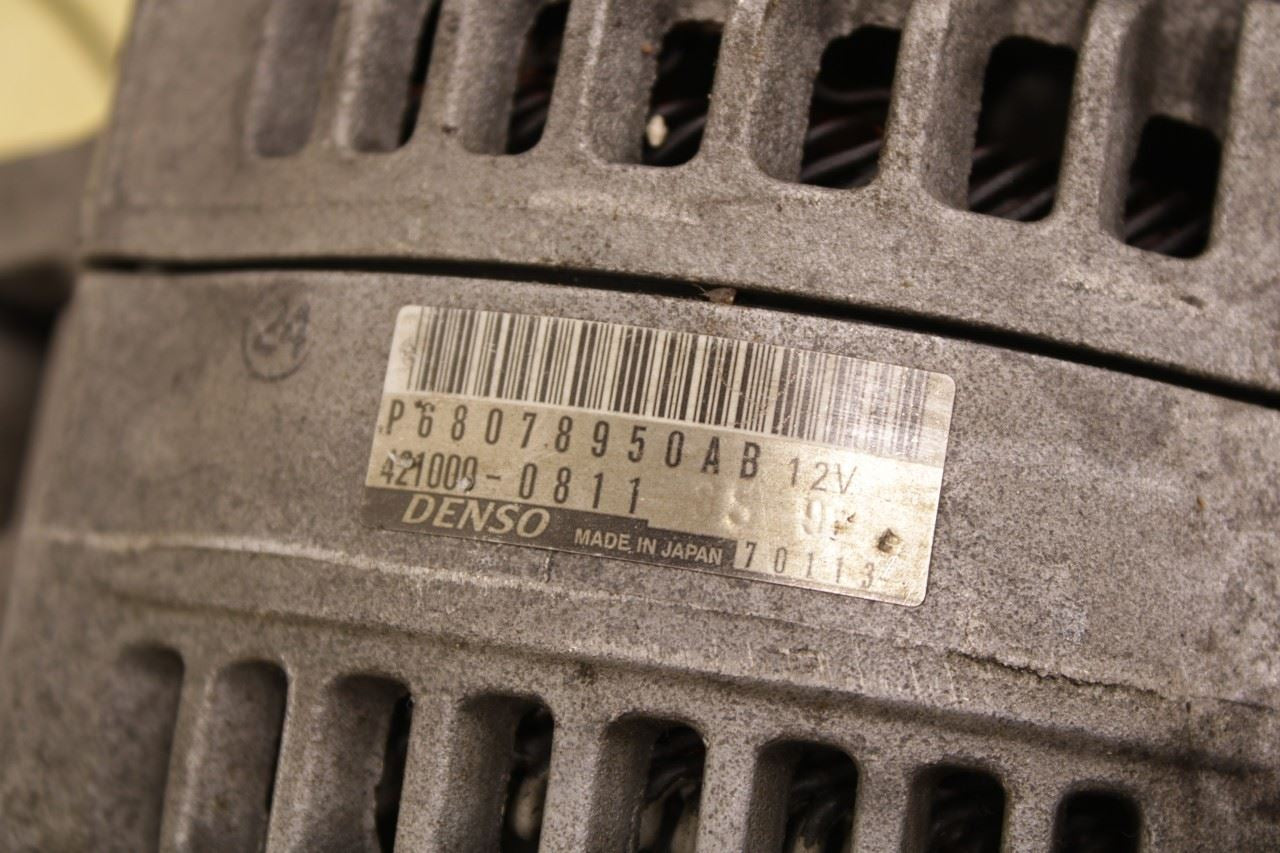 2012-2018 Jeep Wrangler Sport 2dr 3.6L Alternator Generator 68078950AB OEM - Alshned Auto Parts