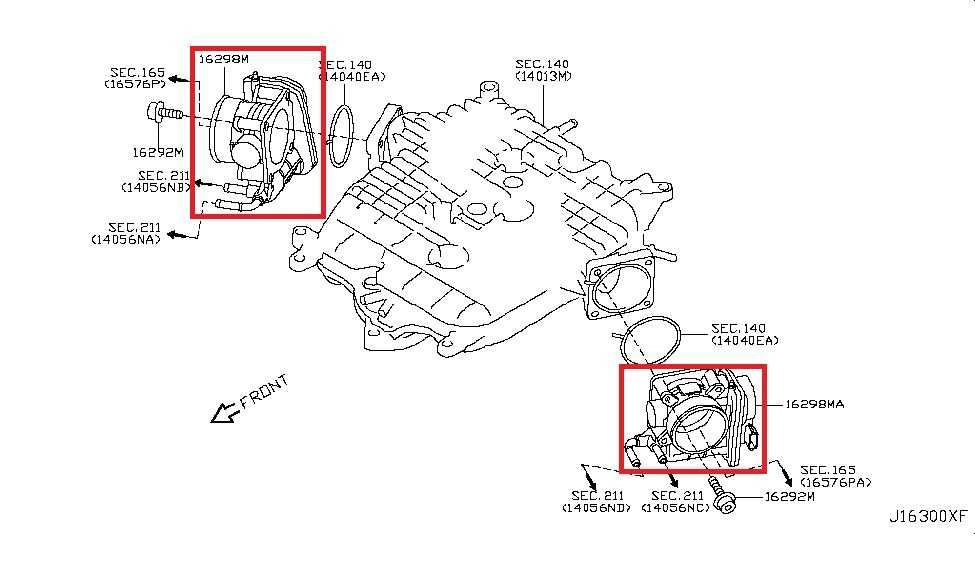 14-17 Infiniti QX50 3.7L Right and Left Fuel Injection Throttle Body 16119-JK20B - Alshned Auto Parts