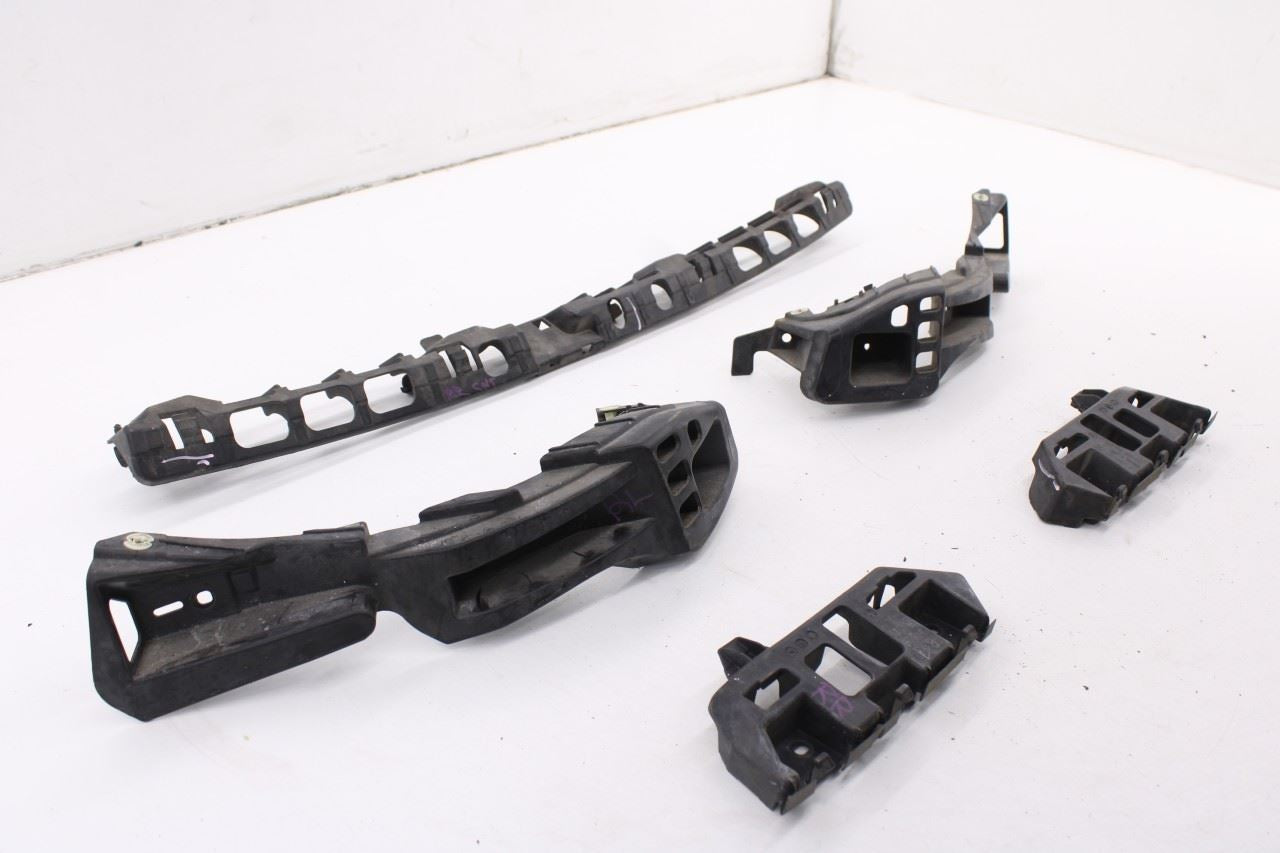 11-14 Porsche Cayenne S Rear Bumper Center and RH LH Side Support Mount Brackets2