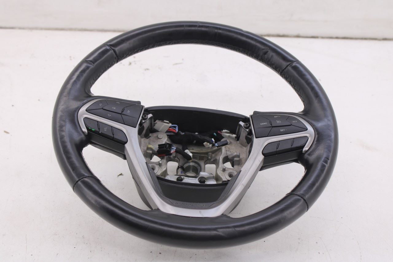 14-22 Jeep Grand Cherokee Laredo X 4X4 Steering Wheel Leather w/ Control Buttons0