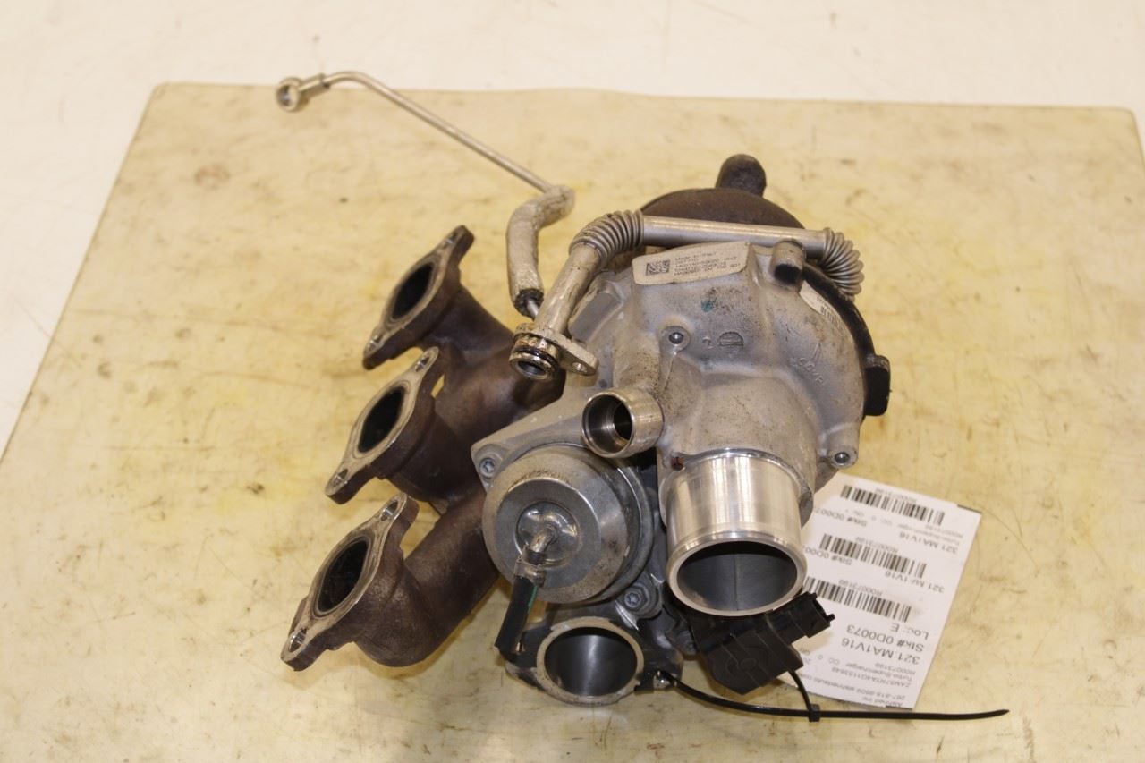 14-20 Maserati Ghibli S Q4 3.0L AWD Right Side Engine Turbocharger Manifold 57K - Alshned Auto Parts