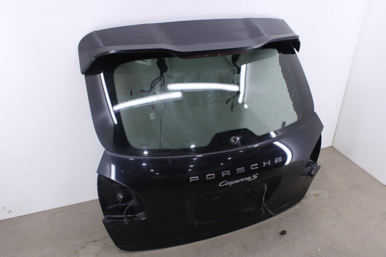2011-14 Porsche Cayenne S Liftgate Back Door Shell Panel w/ Glass 95851201107GRV12
