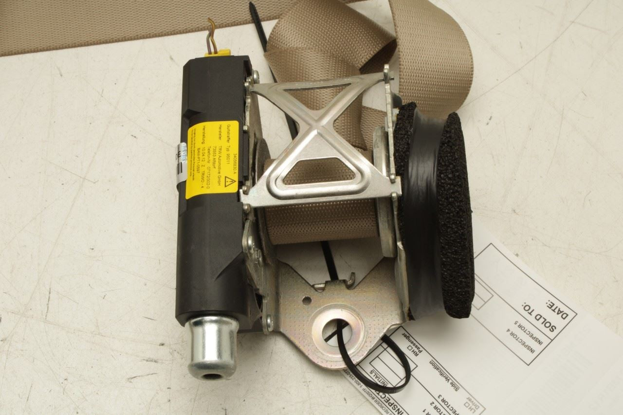 2010-16 Mercedes-Benz E350 Sport 4Matic Rear RH Side 2nd Row Seat Belt Retractor - Alshned Auto Parts