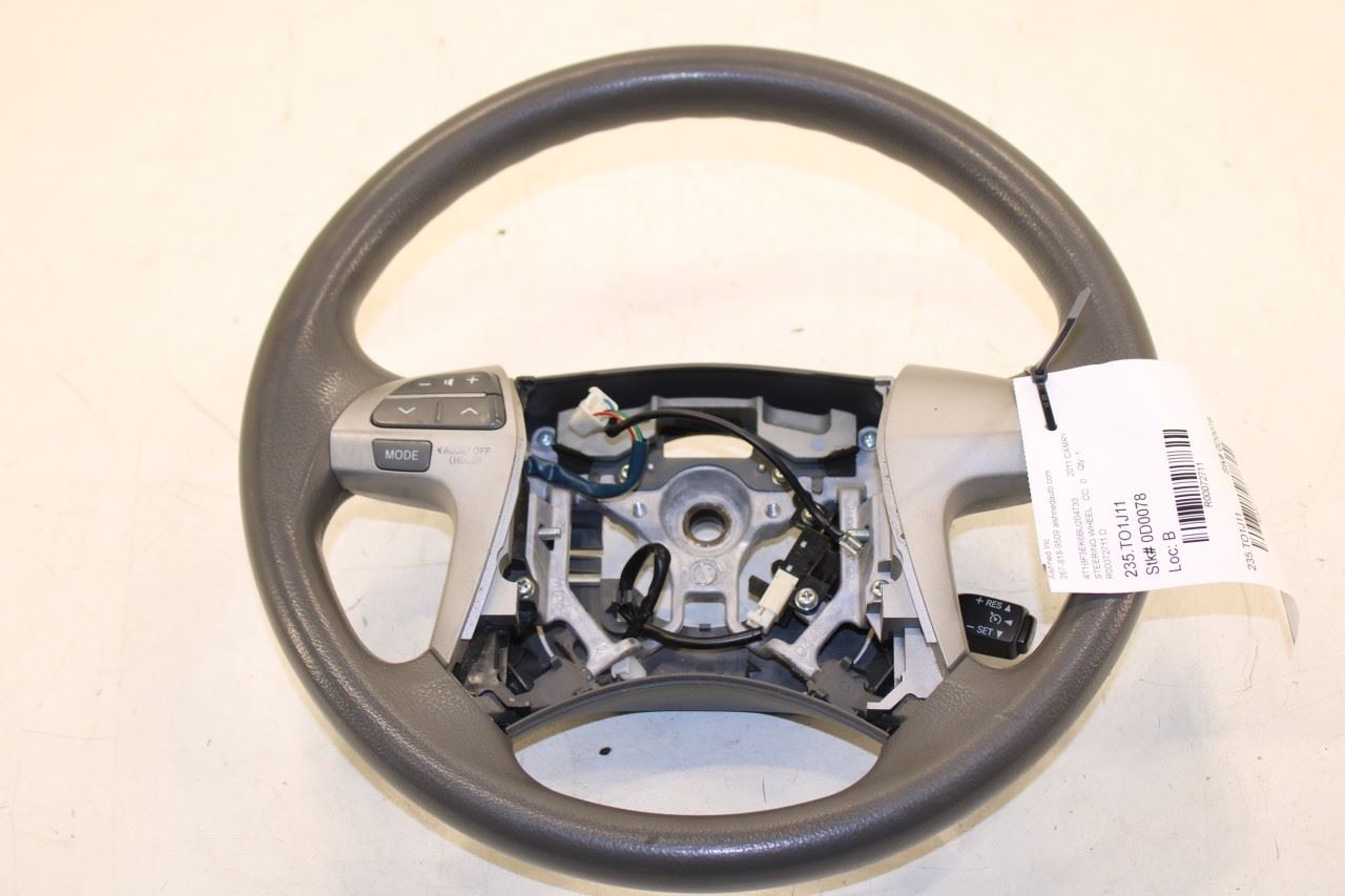 07-11 Toyota Camry LE 2.5L FWD Steering Wheel w/ Control Buttons 45100-06D60-B0 - Alshned Auto Parts