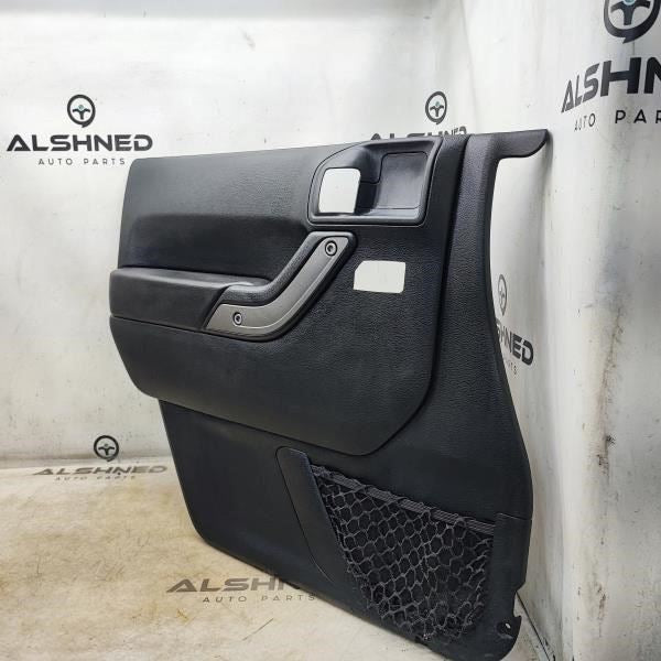 2011-2017 Jeep Wrangler Front Left Driver Door Trim Panel 1QJ37DX9AG OEM - Alshned Auto Parts