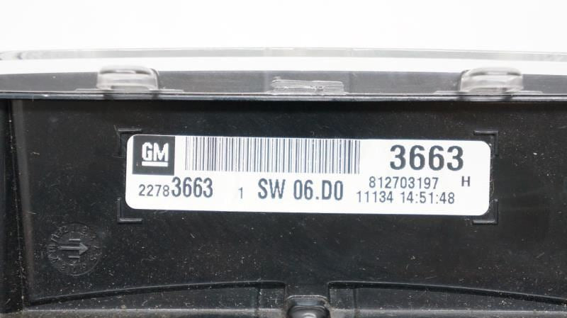 2011 GMC Terrain SLE1 Speed Gauge Instrument Cluster Unknown Mileage 22783663 - Alshned Auto Parts