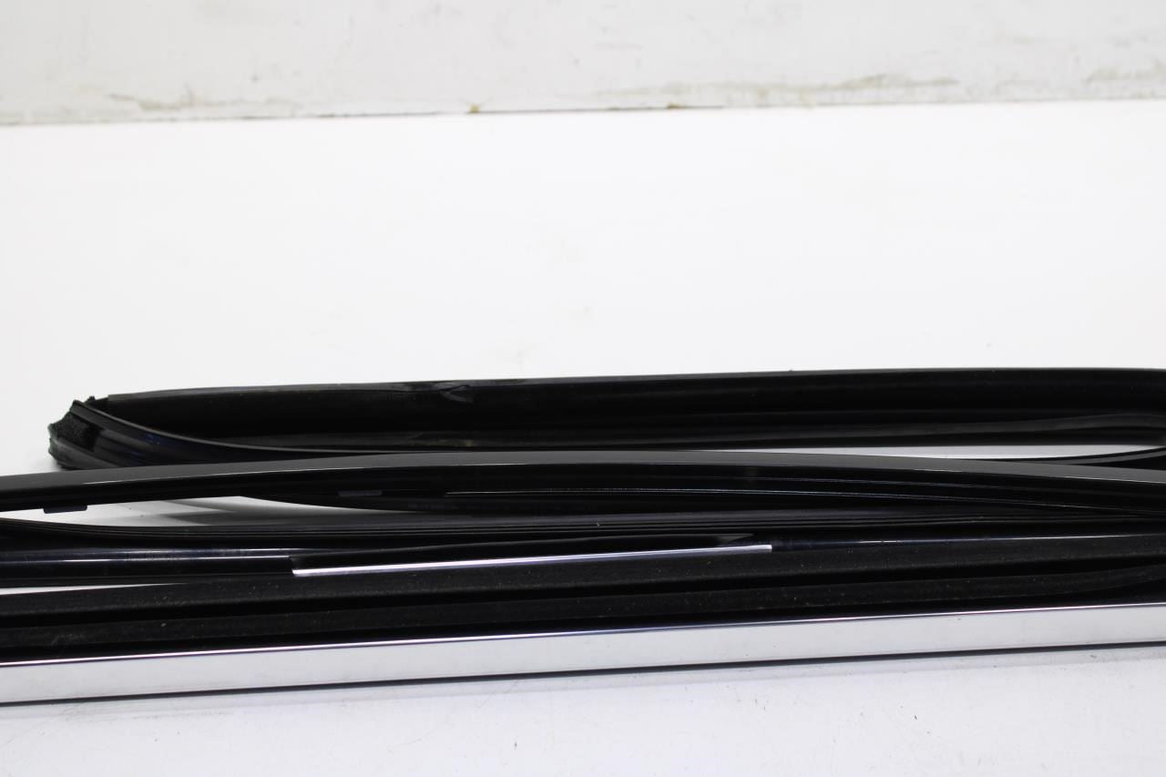 10-15 BMW 750i xDrive Rear RH Door Run Channel Belt Outer Inner Molding Seal Set - Alshned Auto Parts