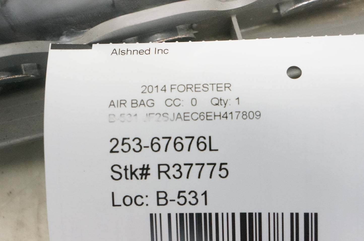 2014-2018 Subaru Forester Front Left Lower Dash Knee Airbag 98301SG010LL OEM - Alshned Auto Parts