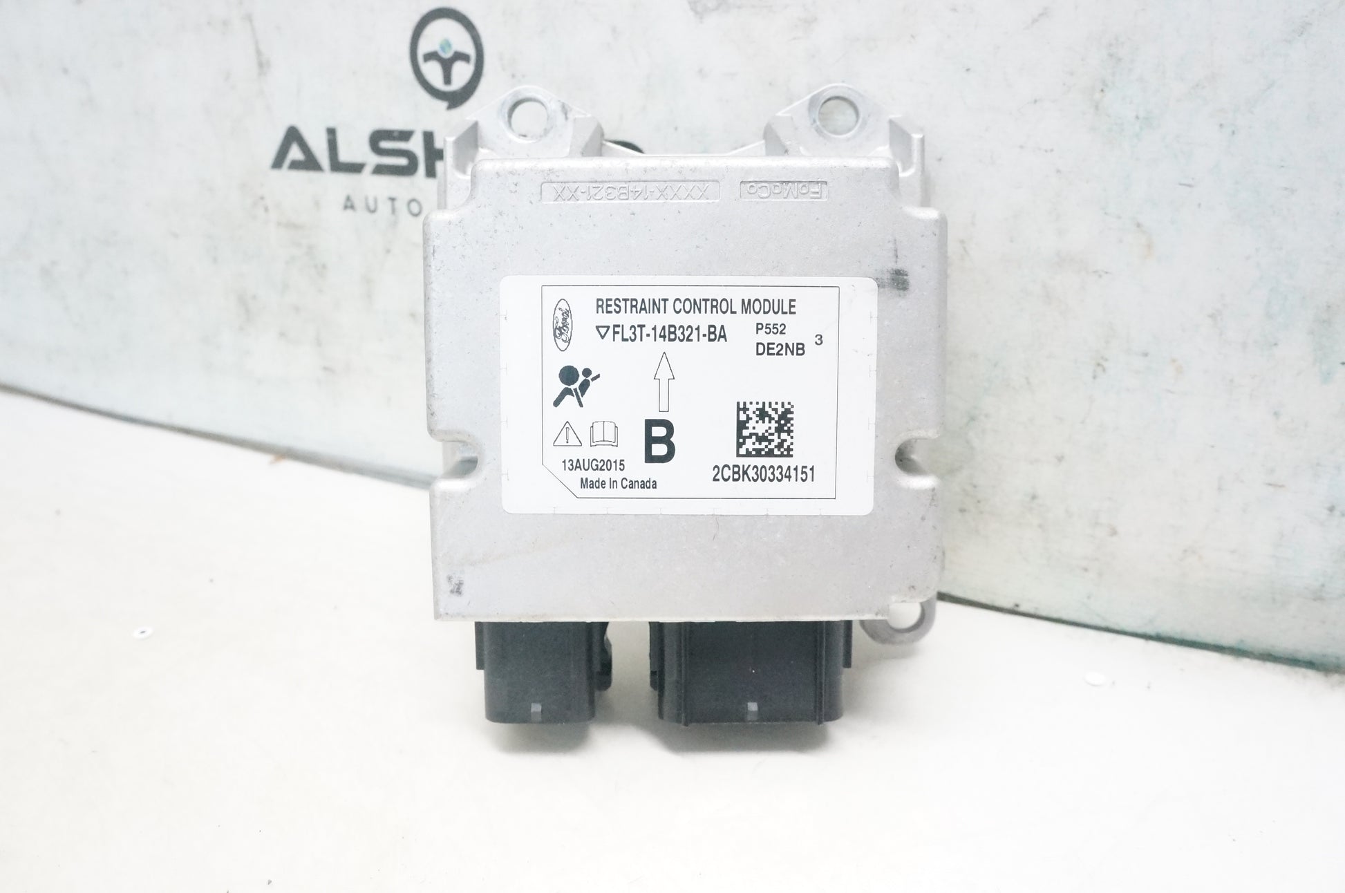 2015-2016 Ford F150 Air bag SRS Restraints Control Module FL3T-14B321-BA OEM - Alshned Auto Parts