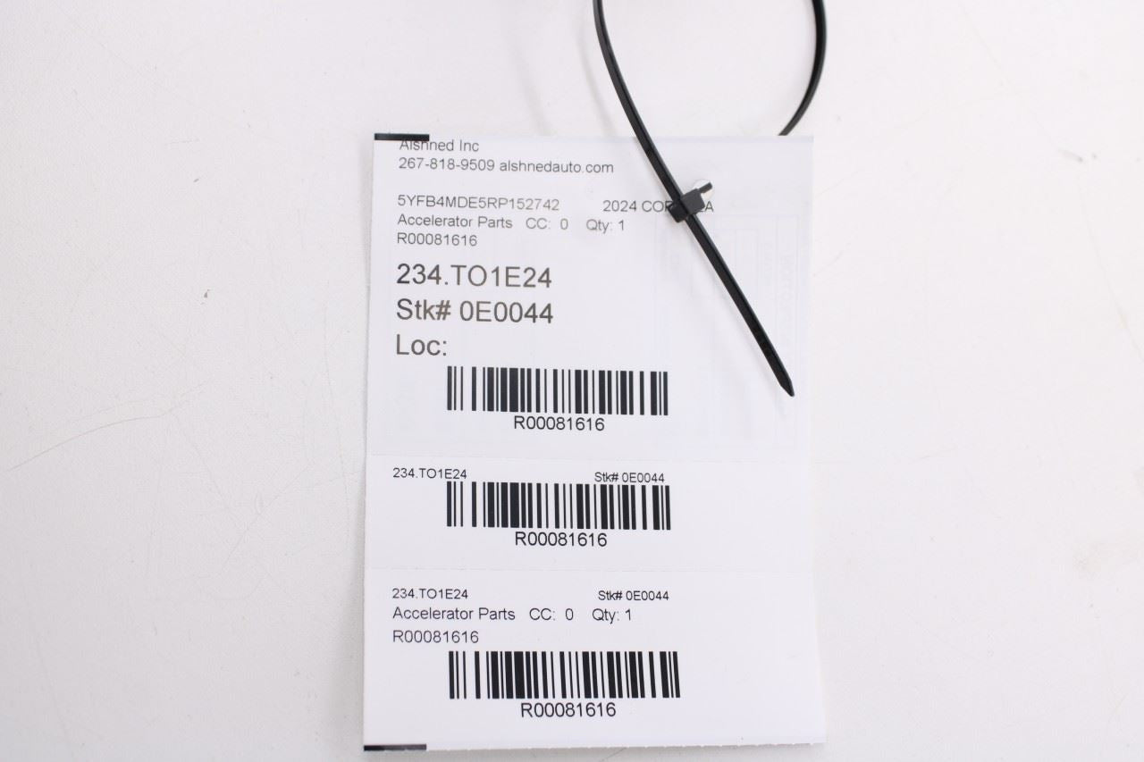 2020-24 Toyota Corolla LE 2.0L Accelerator Throttle Gas Pedal Sensor 78110-0222112