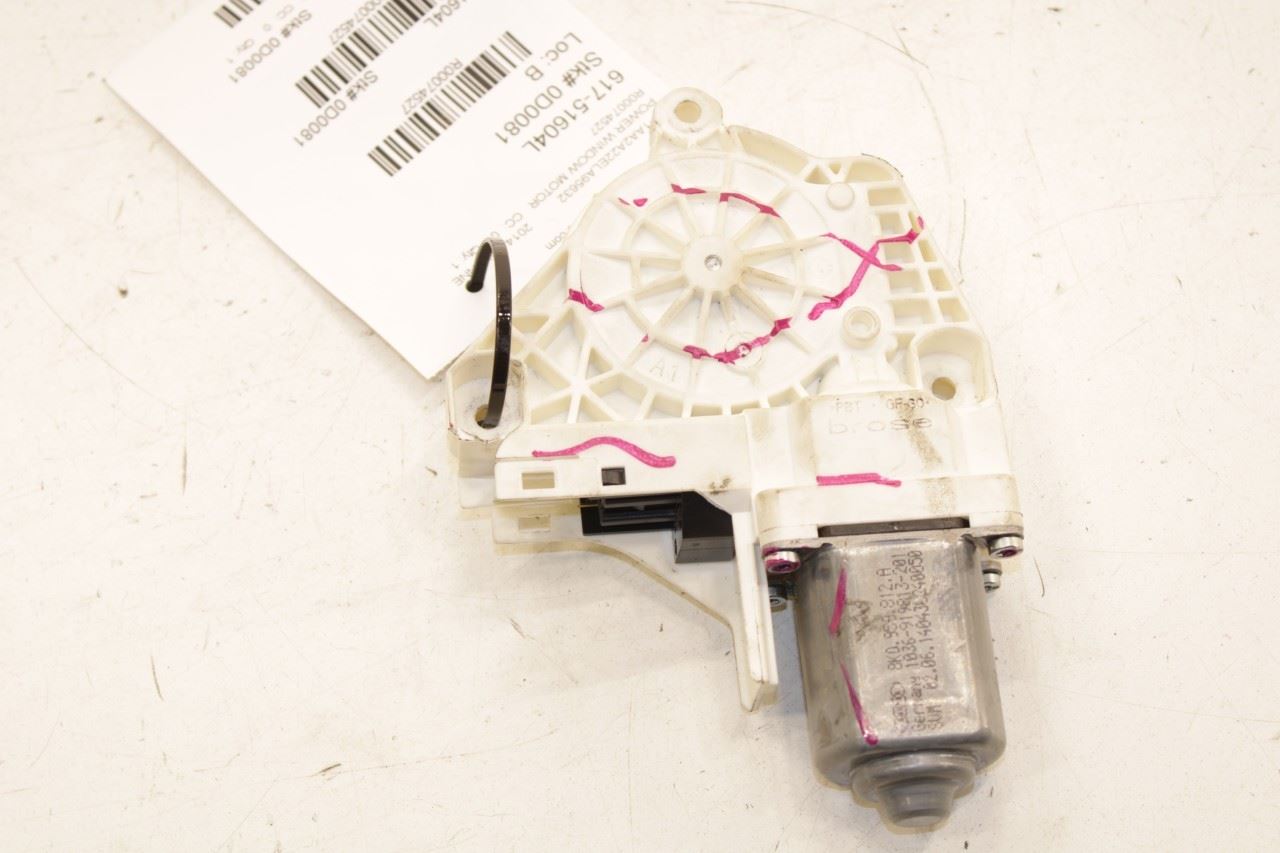 11-18 Porsche Cayenne Platinum Rear Left Door Power Window Motor 8K0959812A OEM - Alshned Auto Parts
