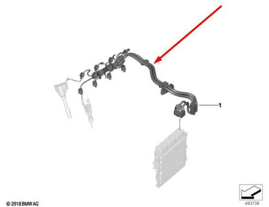 2021-2024 BMW 430i Gran Coupe xDrive 2.0L Engine Ignition Module Wiring Harness - Alshned Auto Parts
