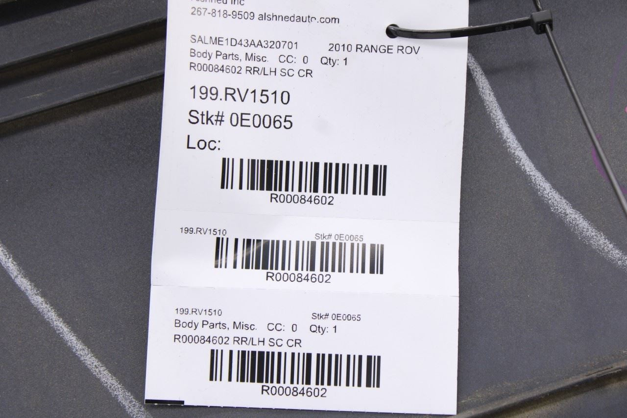2010-12 Land Rover Range Rover HSE Rear Left Door Lower Molding LR006220 *ReaD*10