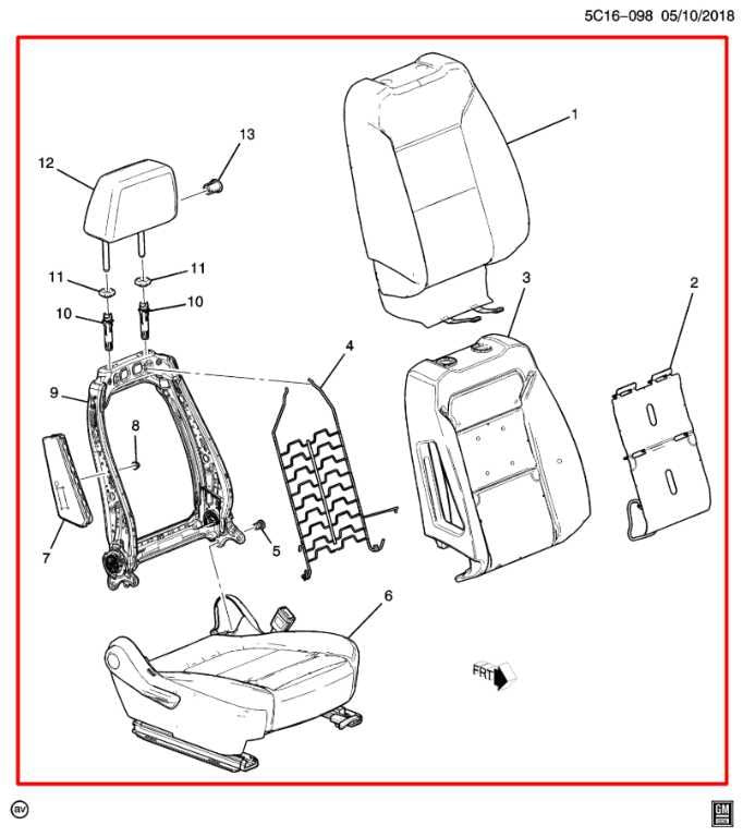 22-24 Chevrolet Silverado LT-L 2.7L 4WD Front Passenger Right Side Seat Complete - Alshned Auto Parts