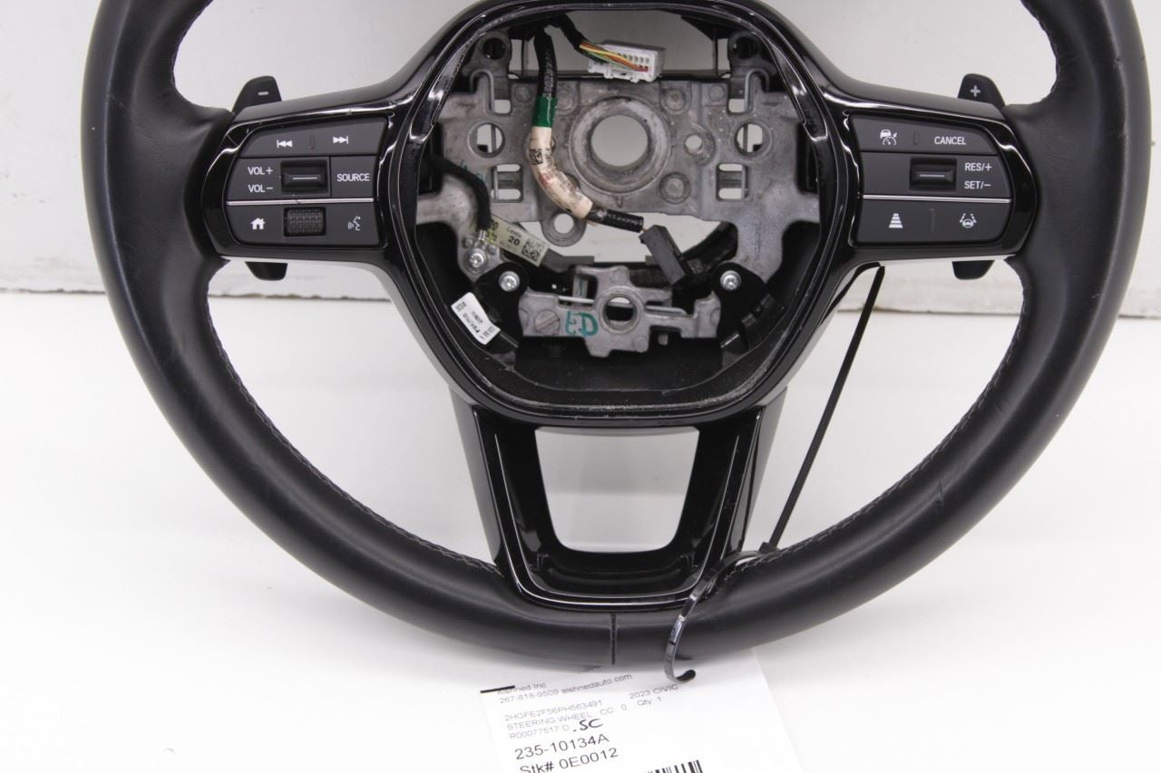2022-2026 Honda Civic Sport 2.0L FWD Steering Wheel Leather w/ Control Buttons - Alshned Auto Parts