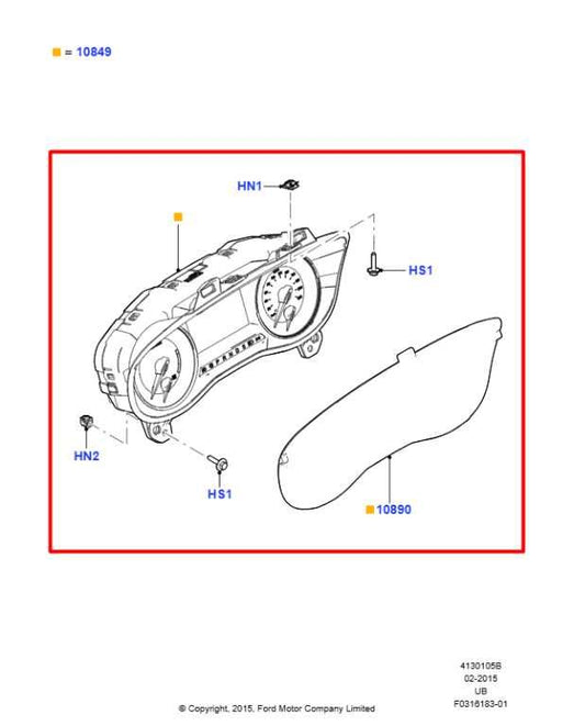 2016-2019 Ford Explorer Police Speedometer Gauge Instrument Cluster 101K Mileage - Alshned Auto Parts