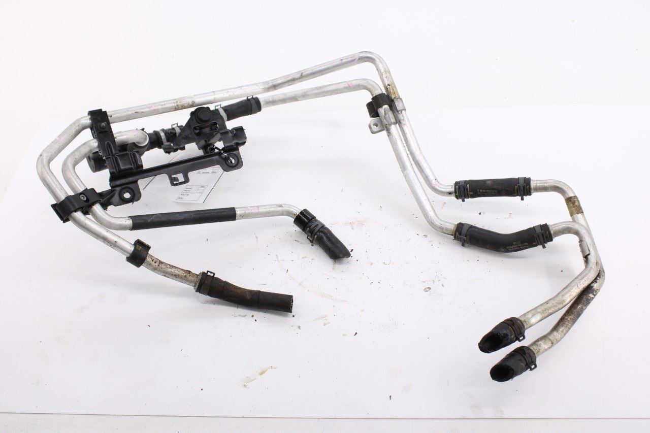 11-18 Porsche Cayenne S 4.8L AWD Engine Coolant Hose Tube Pipe Set w/ Water Pump0
