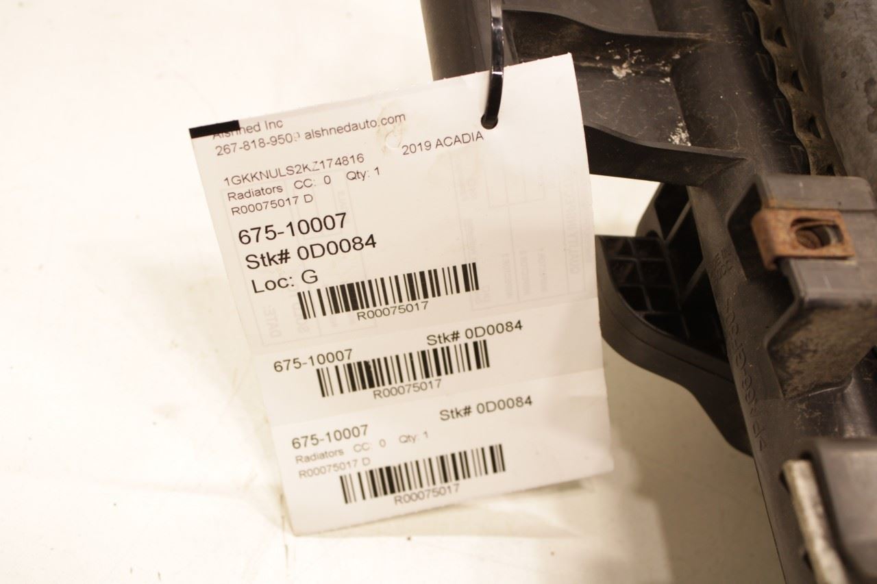 17-19 GMC Acadia SLT-1 3.6L AWD Engine Cooling Radiator Fan Assy 85557760 *ReaD* - Alshned Auto Parts
