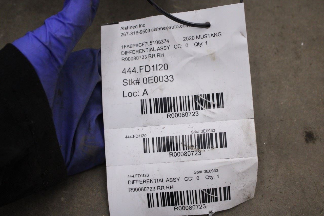 15-23 Ford Mustang GT 5.0L RWD MT Rear Differential 8.8 ring 3.73 rat Torsen 36K - Alshned Auto Parts