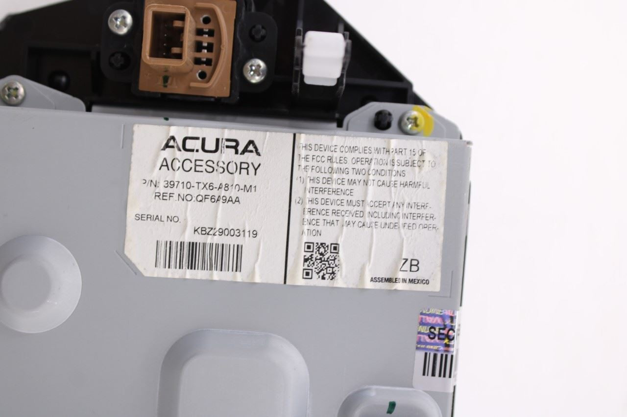 2019-2022 Acura ILX Technology A-Spec Information Navigation 8.0 Display Screen8