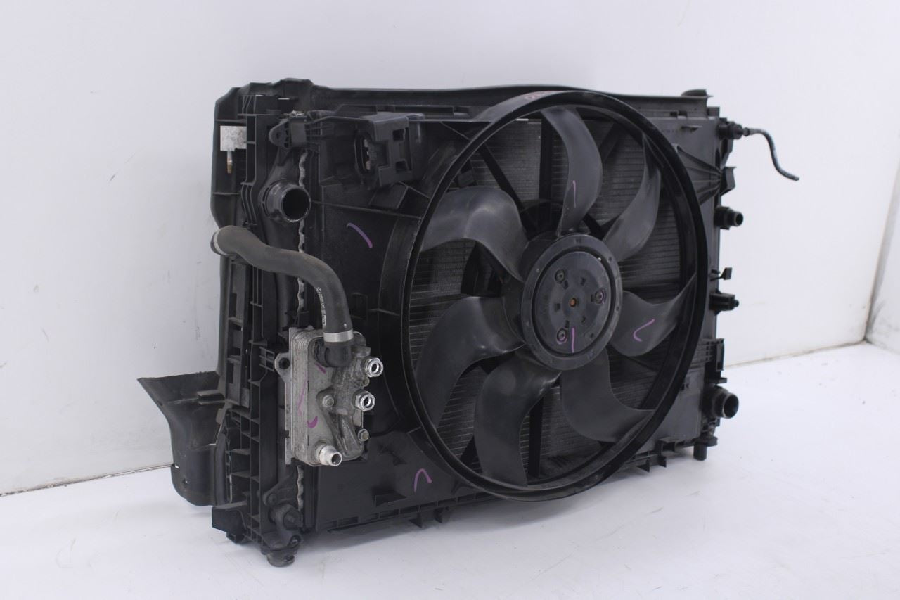 2015-23 Mercedes-Benz C300 4Matic 2.0L Engine Radiator w/ Cooling Fan Motor Assy - Alshned Auto Parts