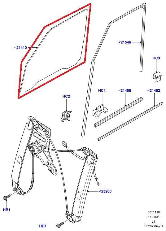 2010-2012 Land Rover Range Rover HSE Front Right Door Window Glass LR040919 OEM1
