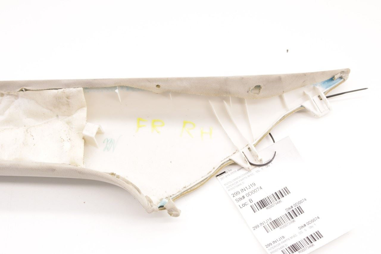 14-20 Infiniti QX60 Pure Front Passenger RH Side Windshield A-Pillar Trim Cover - Alshned Auto Parts