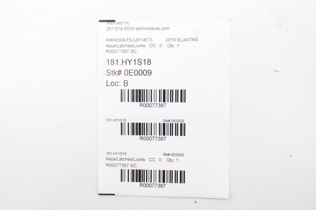 16-18 Hyundai Elantra FWD Value Edition Engine Start Stop Ignition Switch Button - Alshned Auto Parts