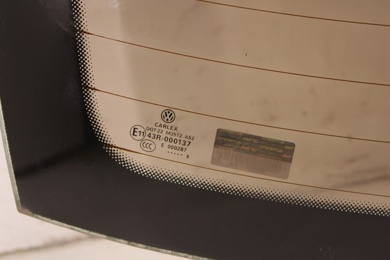 2012-2016 Volkswagen Passat SE Rear Back Window Glass 561845051DNVB OEM - Alshned Auto Parts