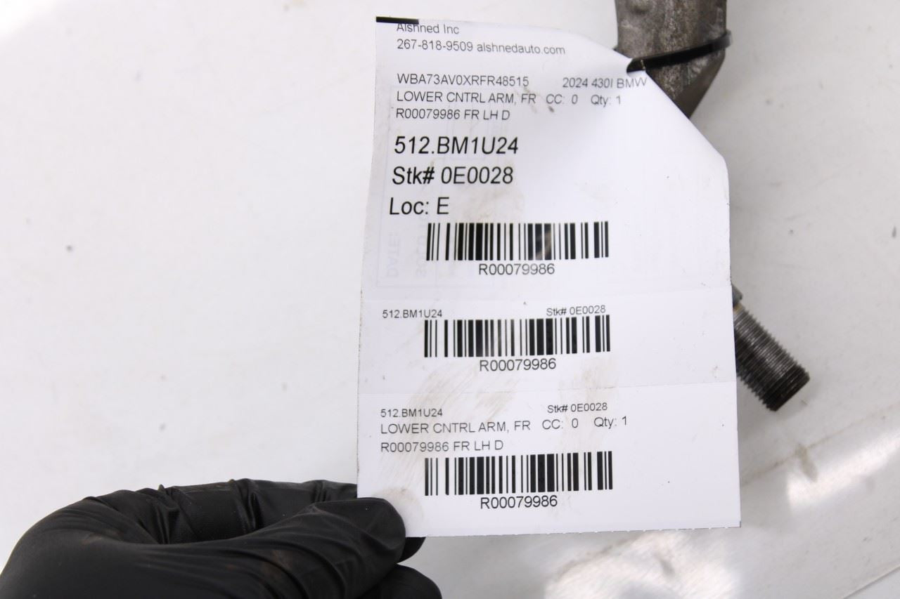 2023-25 BMW 430i Gran Coupe AWD Front Left Lower Control Arm 31106898535 *ReaD* - Alshned Auto Parts