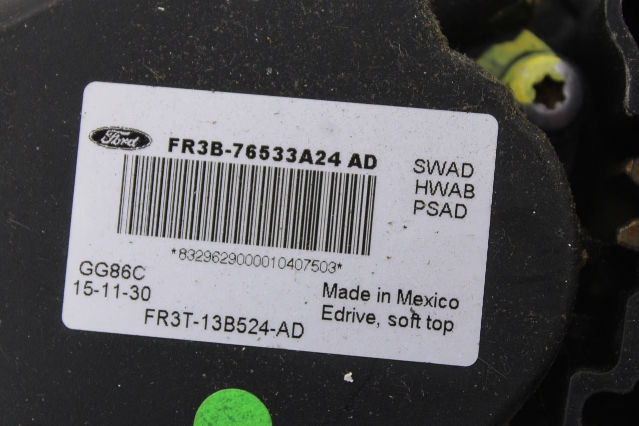 2015-2023 Ford Mustang Conv V6 Rear RH or LH Folding Roof Motor FR3B-76533A24-AD2