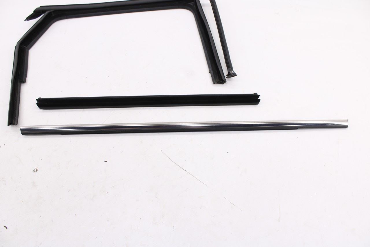 2019-26 Volkswagen Jetta SE Rear Right Door Run Channel w/ Belt Weatherstrip Set - Alshned Auto Parts
