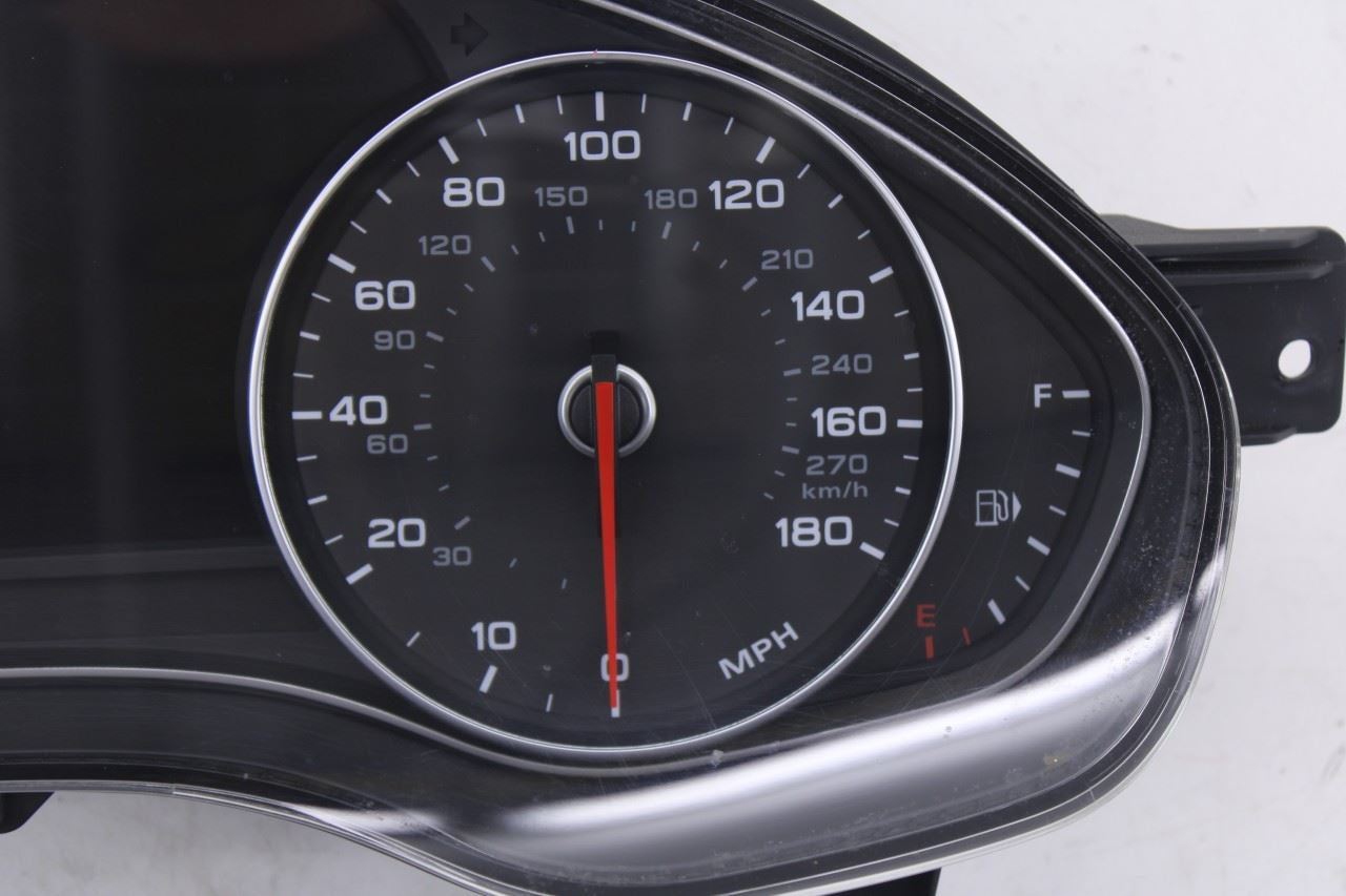 12-13 Audi A7 Premium 3.0L AWD Speedometer Gauge Instrument Cluster 165K Mileage3