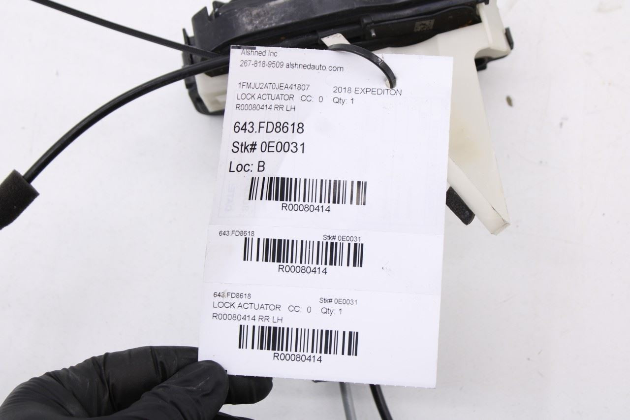2018-2024 Ford Expedition Limited Rear Left Driver Side Door Lock Latch Actuator - Alshned Auto Parts