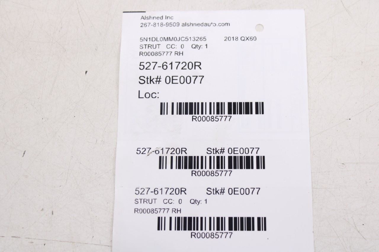 2014-2020 Infiniti QX60 3.5L AWD Front Right Passenger Side Shock Strut Absorber10