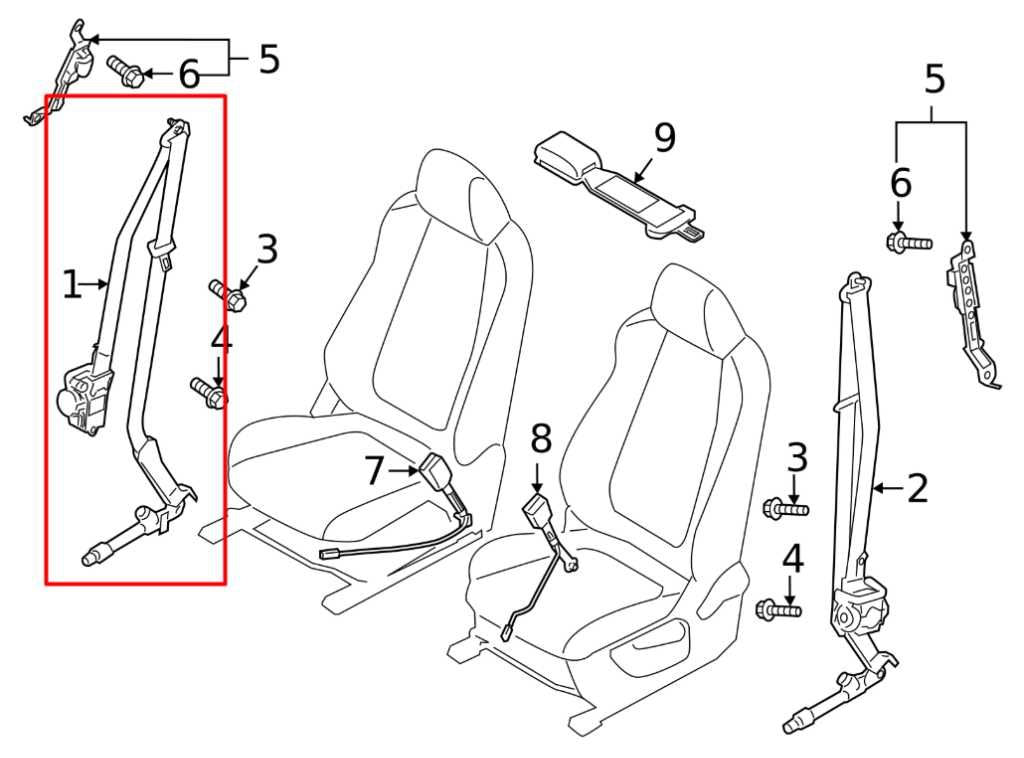 2021-2025 Mazda CX30 S 2.5L AWD Front Passenger Right Side Seat Belt Retractor - Alshned Auto Parts