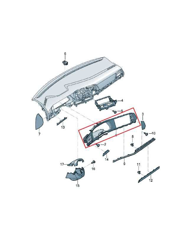 2023-2024 Volkswagen Jetta SE Dash Panel Speedometer Bezel Trim 17B854523BASM1