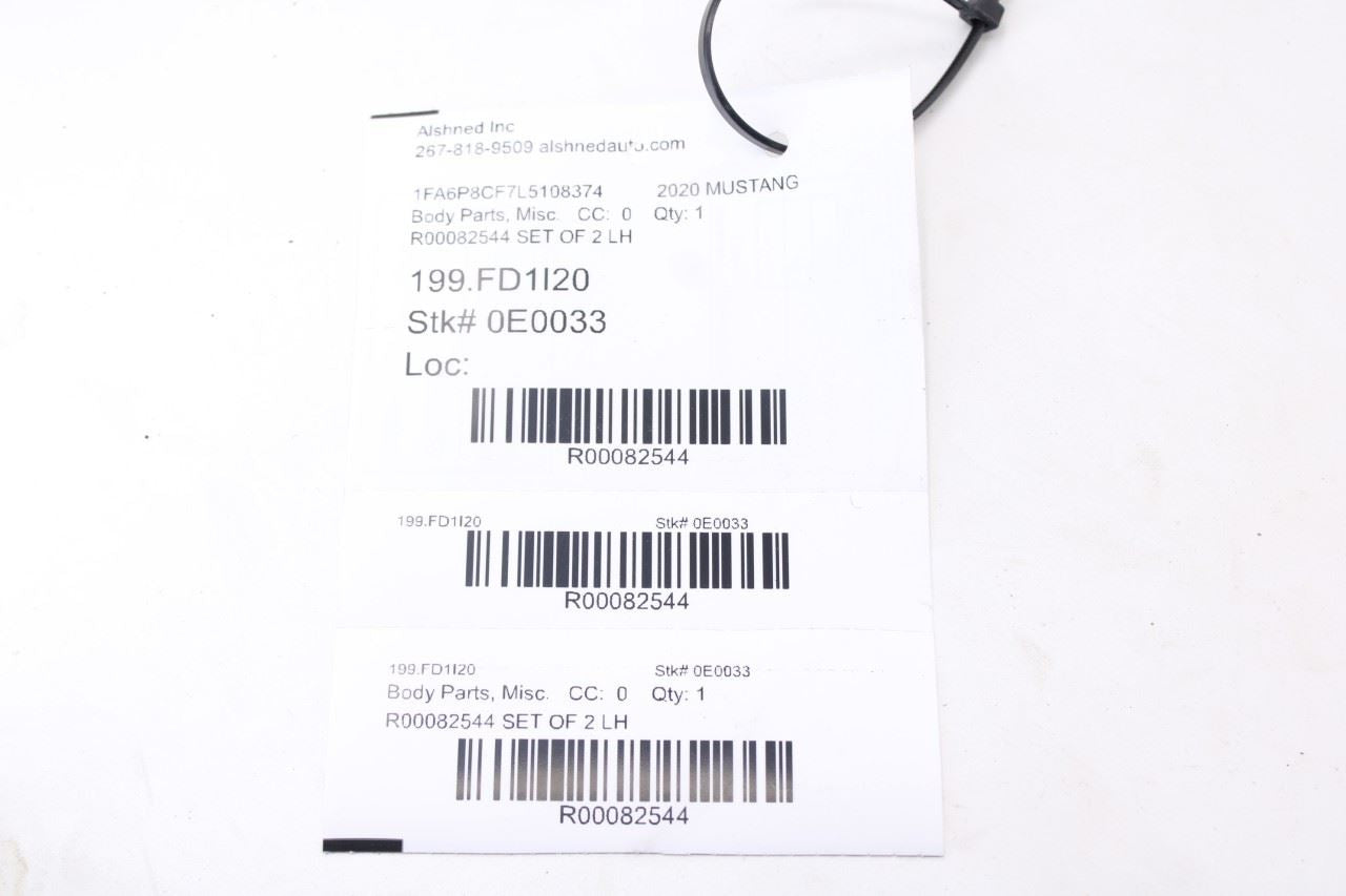 2015-2023 Ford Mustang GT Front Left Side Door Outer and Inner Belt Weatherstrip22