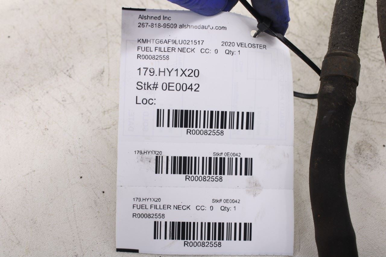 2019-2021 Hyundai Veloster 2.0L Fuel Filler Neck Hose Tube Pipe 31030-J3500 OEM9