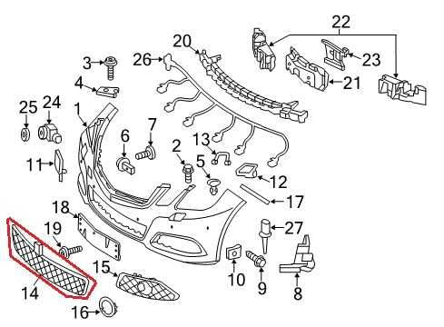 2010-2013 Mercedes-Benz E350 4Matic Front Bumper Center Lower Grille 21288512531