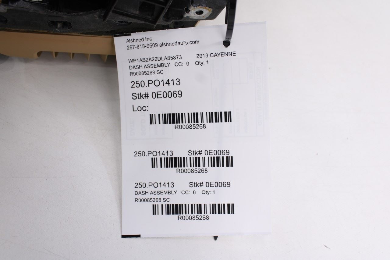 2011-2016 Porsche Cayenne S Dash Instrument Panel 958857003JDM5 OEM21