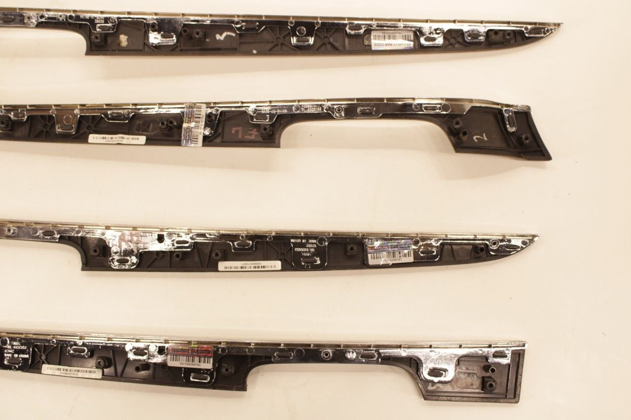 2014-21 Jeep Grand Cherokee Summit Front Rear RH LH Side Door Applique Panel Set - Alshned Auto Parts