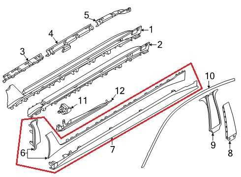 2023-25 BMW 430i Gran Coupe xDrive Left Rocker Panel Molding 51175A1D993 *ReaD* - Alshned Auto Parts