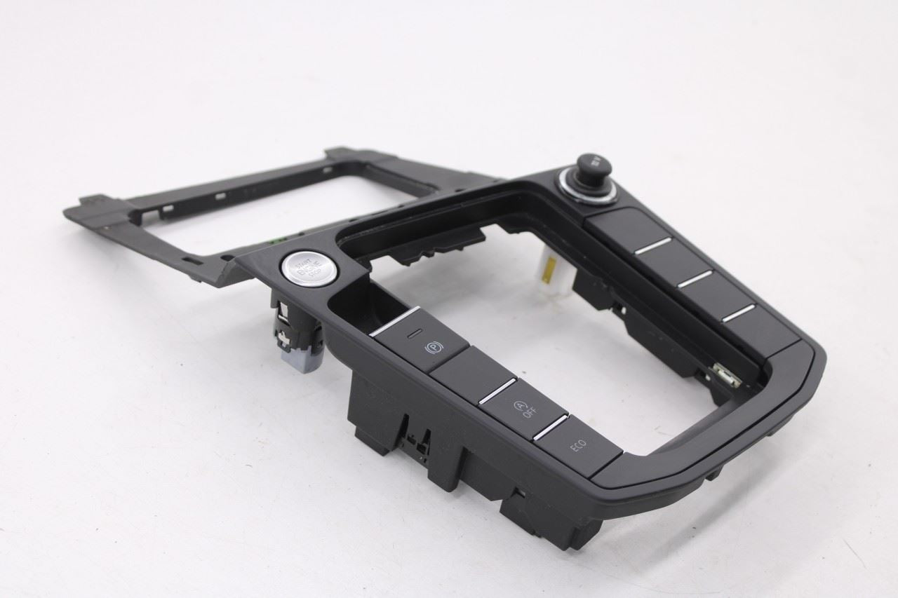 19-25 Volkswagen Jetta SE Console Shifter Bezel Trim w/ Ignition Switch Button2