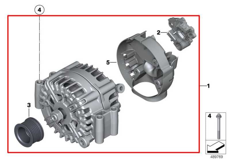2013-15 BMW 750i xDrive 4.4L AWD Engine Alternator Generator 12-31-7-616-126 OEM1