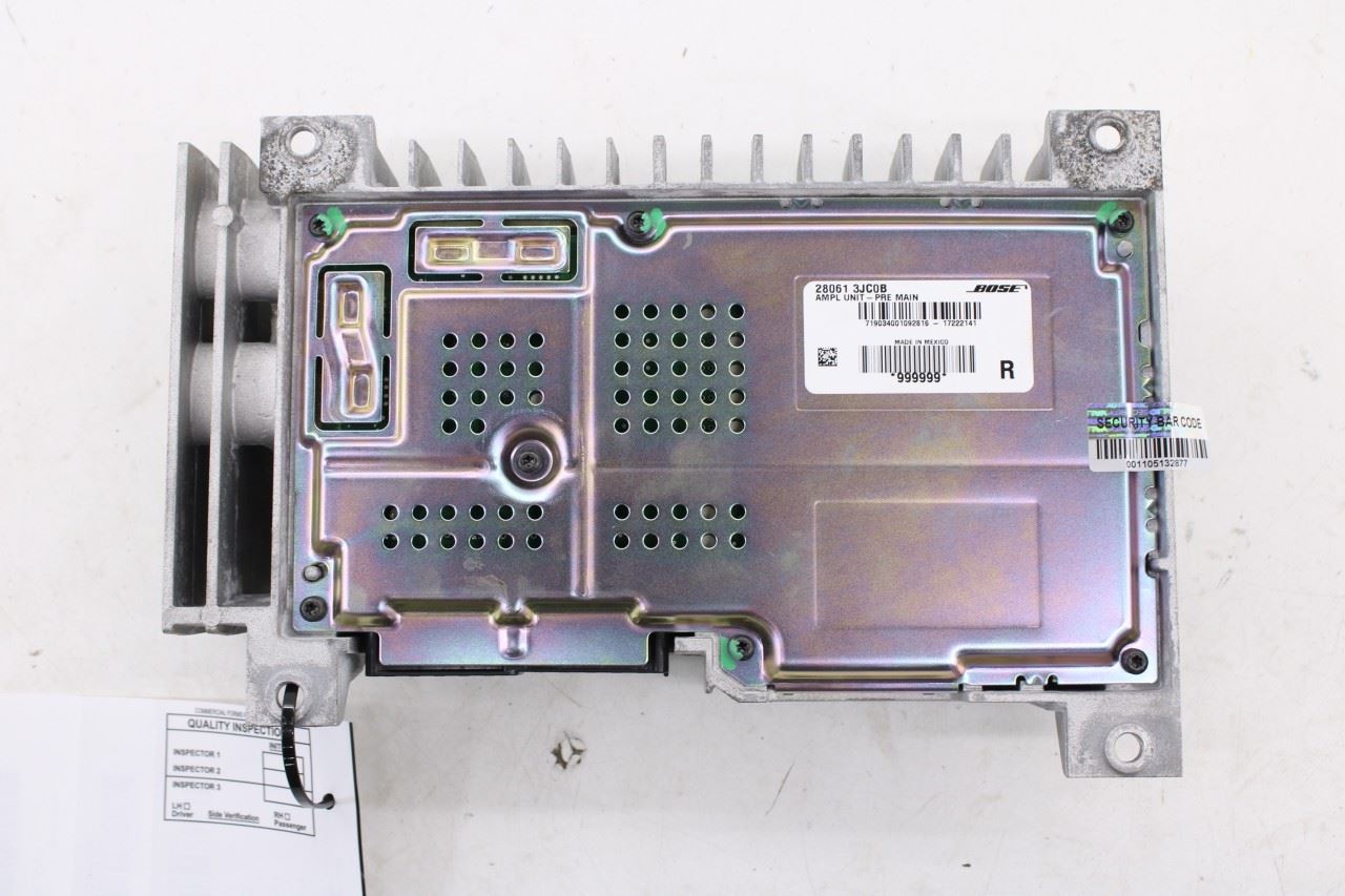 2015-2020 Infiniti QX60 Bose Sound System Amplifier Amp 28061-3JC0B OEM6
