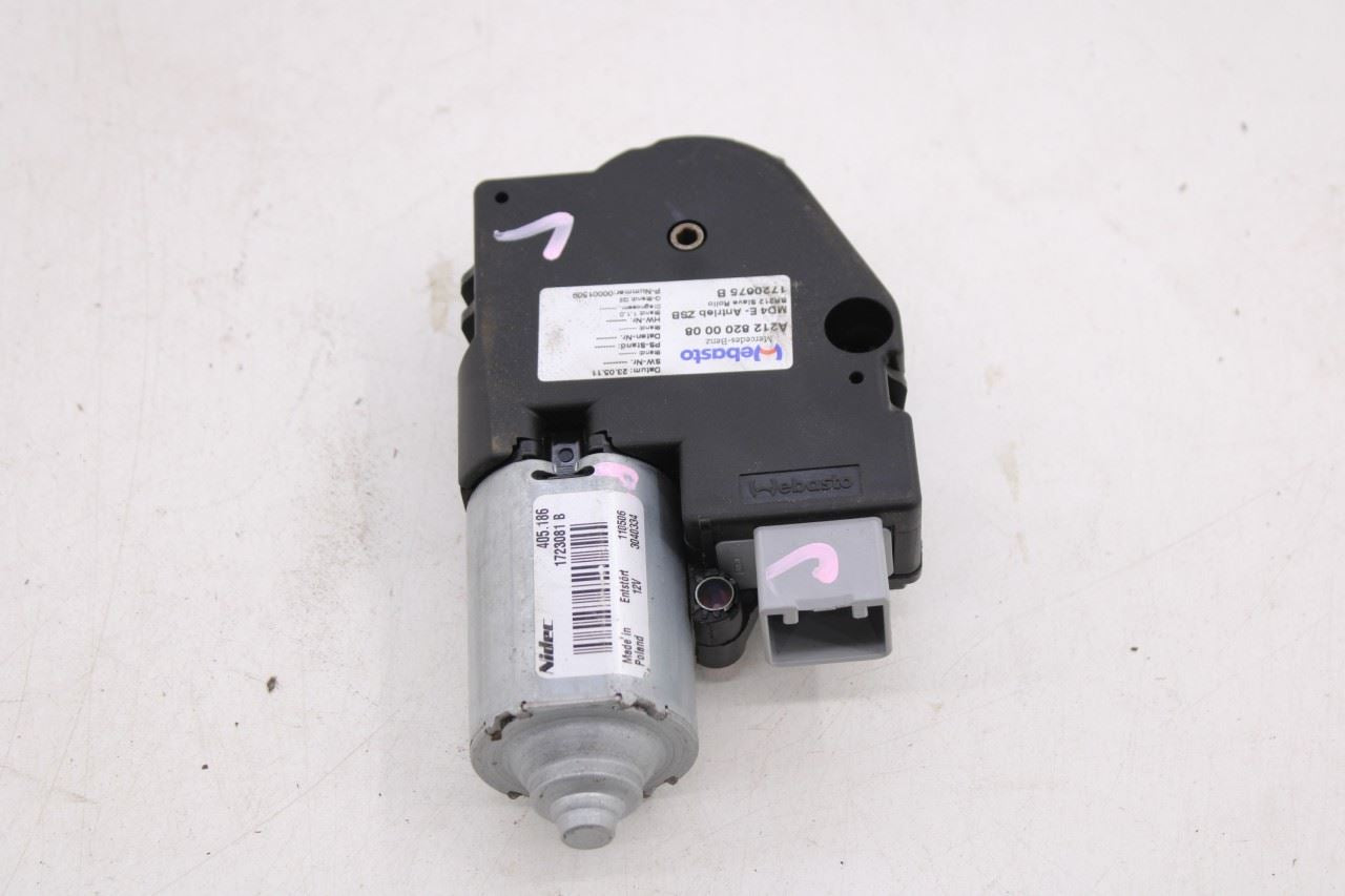 2010-2016 Mercedes-Benz E350 Luxury 4Matic Power Sliding Glass Sunroof Motor Set - Alshned Auto Parts