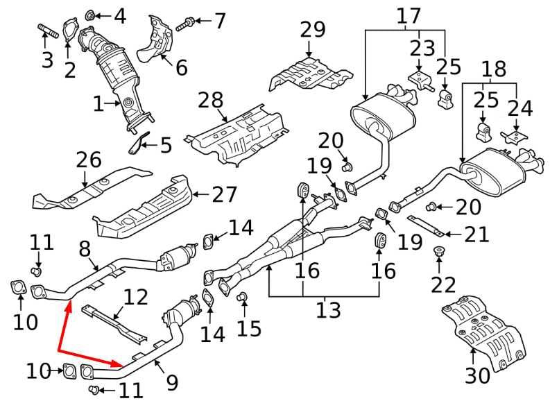 2018-2023 Kia Stinger GT2 AWD 3.3L Front Left and Right Exhaust Muffler Pipe - Alshned Auto Parts