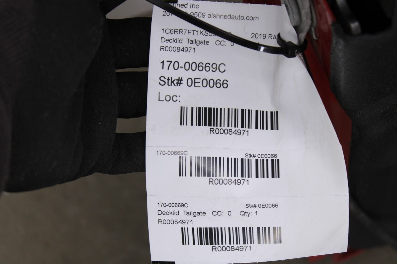 2014-24 Ram 1500 Classic Express Quad Cab Tailgate Shell Panel w/ Camera *ReaD* - Alshned Auto Parts