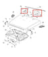 07-18 Jeep Wrangler Sport 2dr Front Right and Left Side Hood Hinge Set w/ Bolts - Alshned Auto Parts